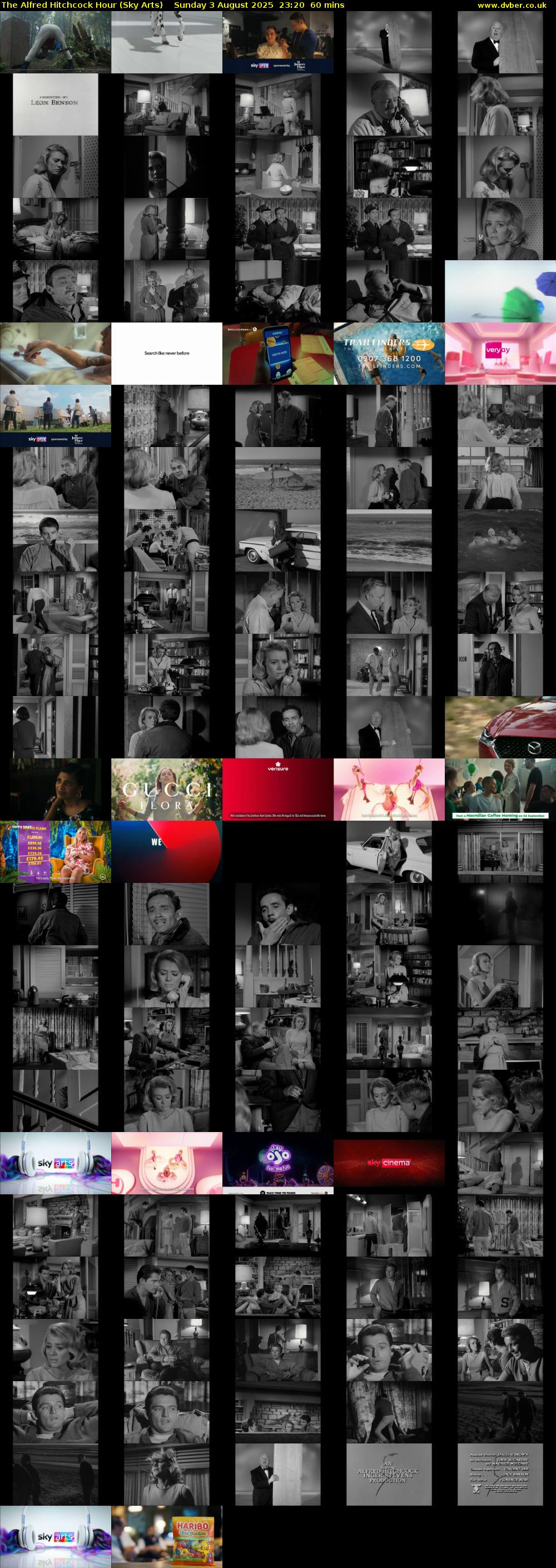 The Alfred Hitchcock Hour (Sky Arts) Sunday 3 August 2025 23:20 - 00:20