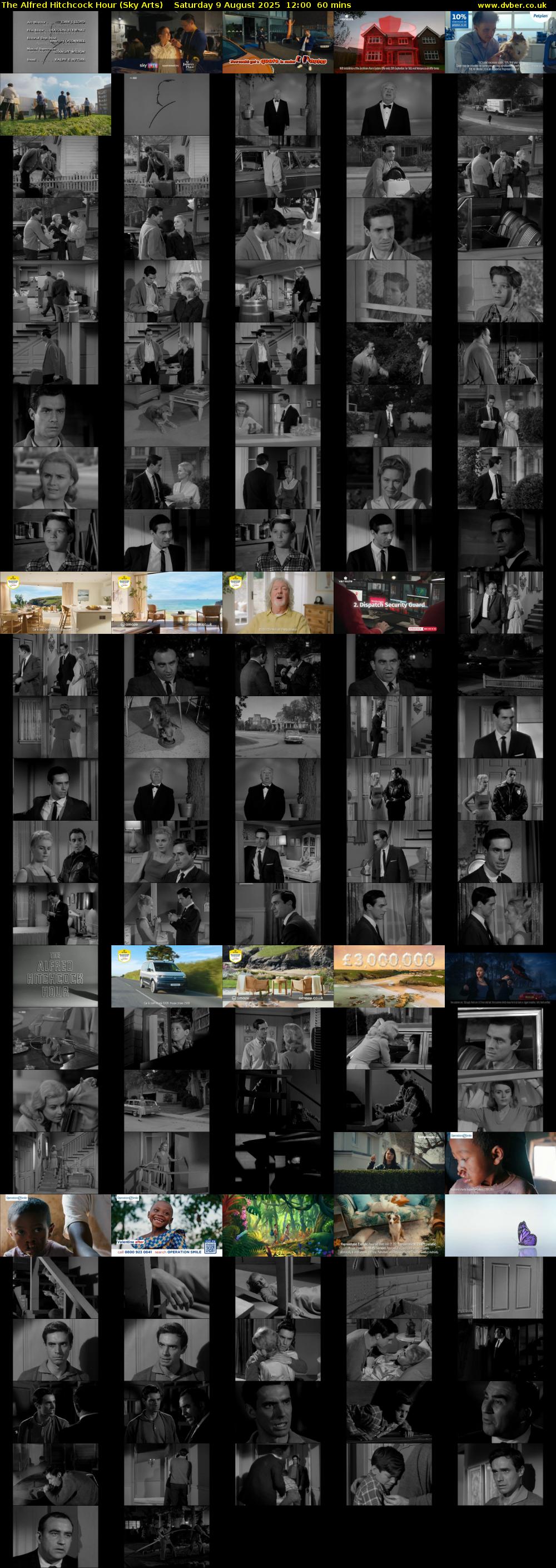 The Alfred Hitchcock Hour (Sky Arts) Saturday 9 August 2025 12:00 - 13:00