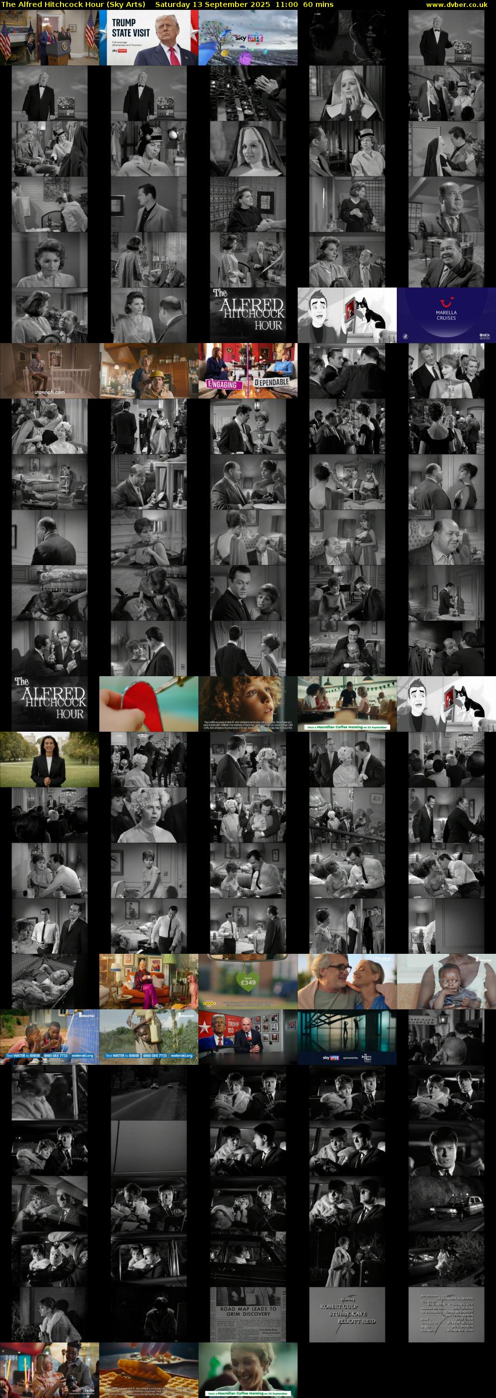 The Alfred Hitchcock Hour (Sky Arts) Saturday 13 September 2025 11:00 - 12:00