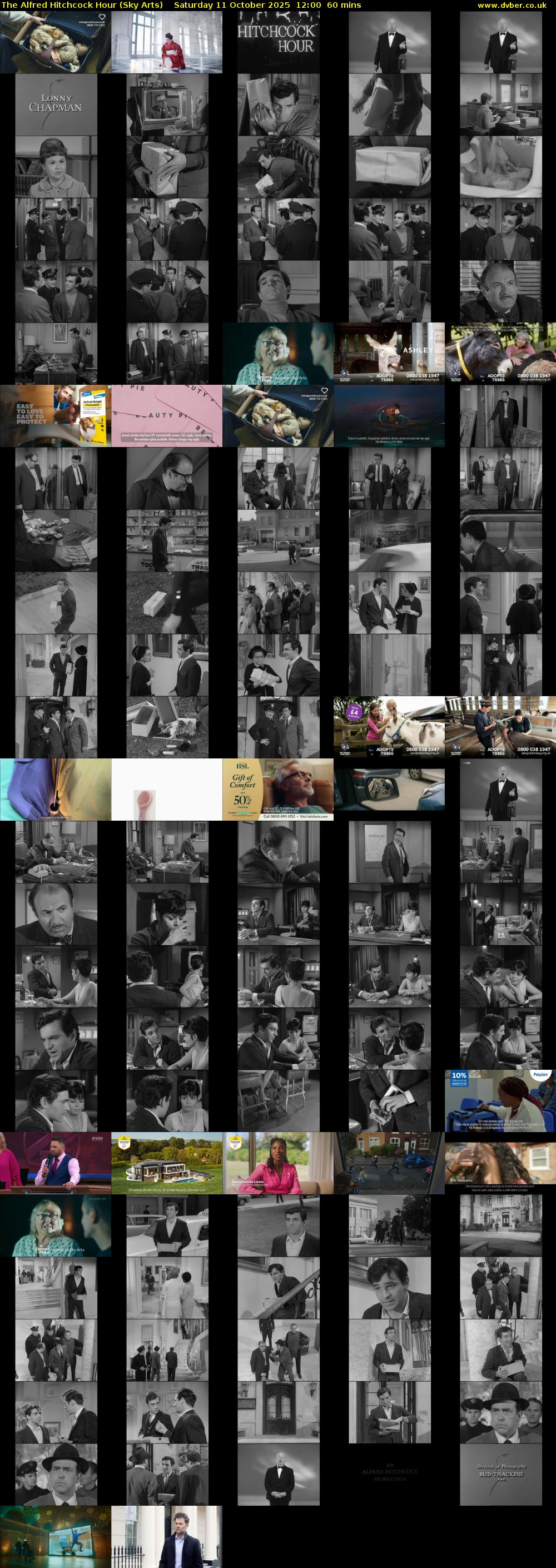 The Alfred Hitchcock Hour (Sky Arts) Saturday 11 October 2025 12:00 - 13:00