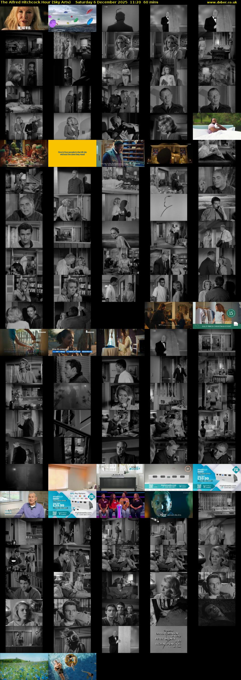 The Alfred Hitchcock Hour (Sky Arts) Saturday 6 December 2025 11:20 - 12:20