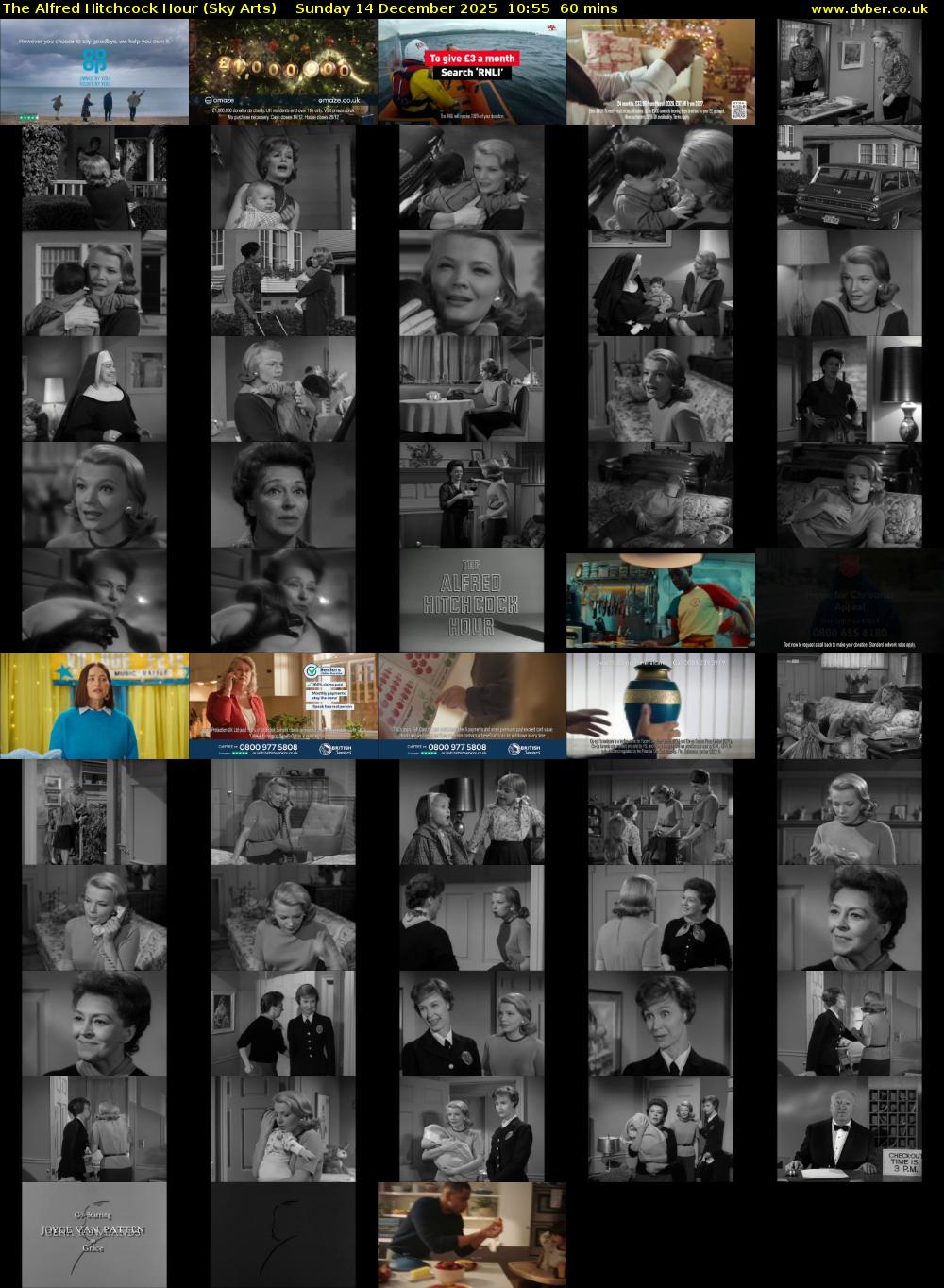 The Alfred Hitchcock Hour (Sky Arts) Sunday 14 December 2025 10:55 - 11:55