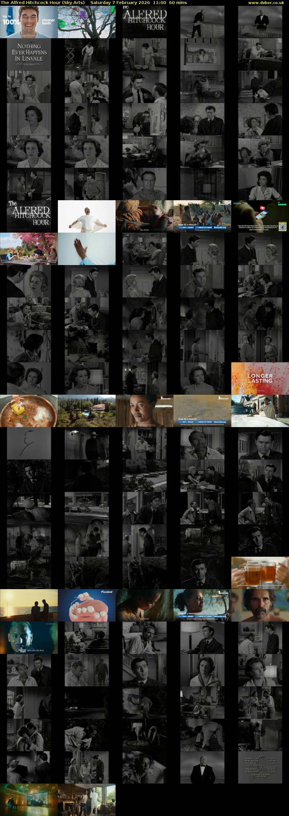 The Alfred Hitchcock Hour (Sky Arts) Saturday 7 February 2026 11:00 - 12:00