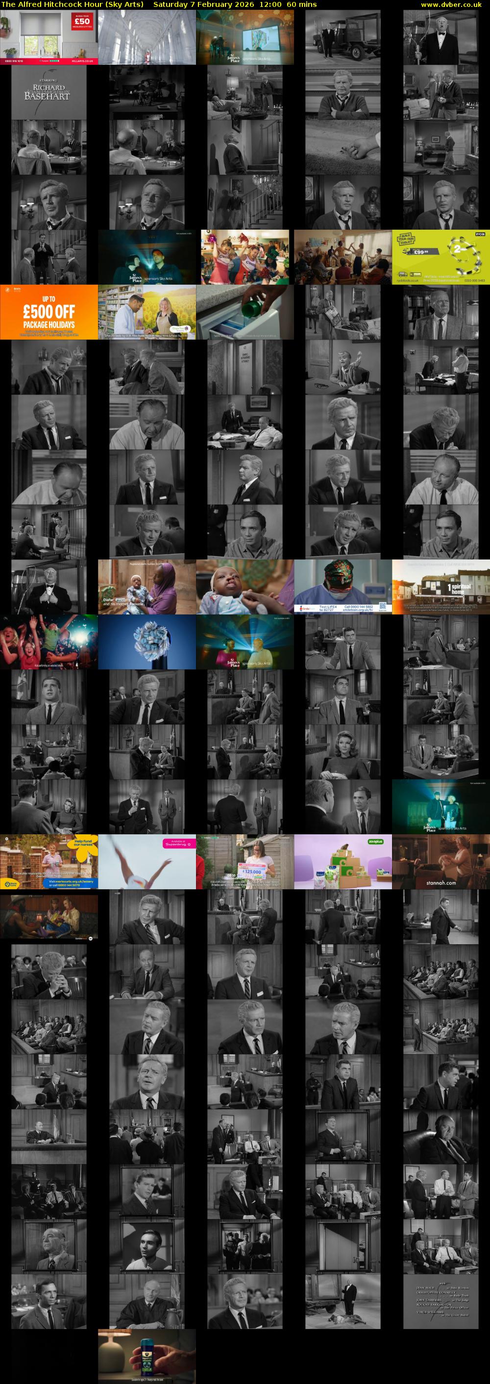 The Alfred Hitchcock Hour (Sky Arts) Saturday 7 February 2026 12:00 - 13:00