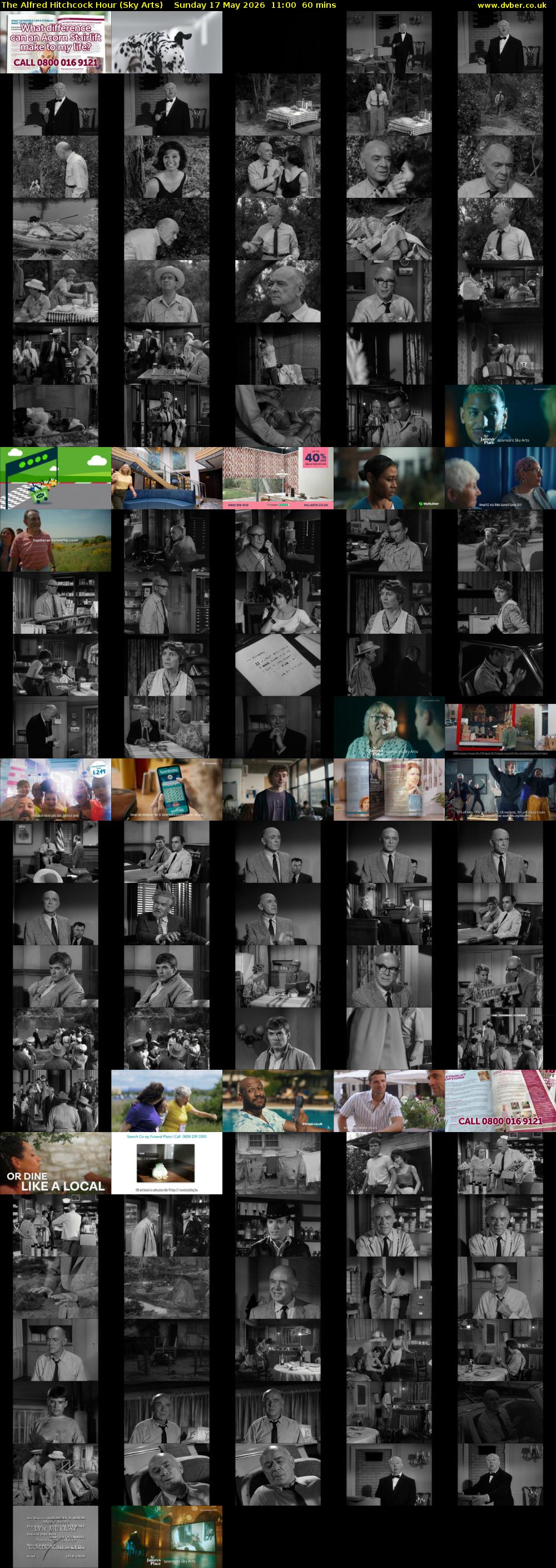 The Alfred Hitchcock Hour (Sky Arts) Sunday 17 May 2026 11:00 - 12:00