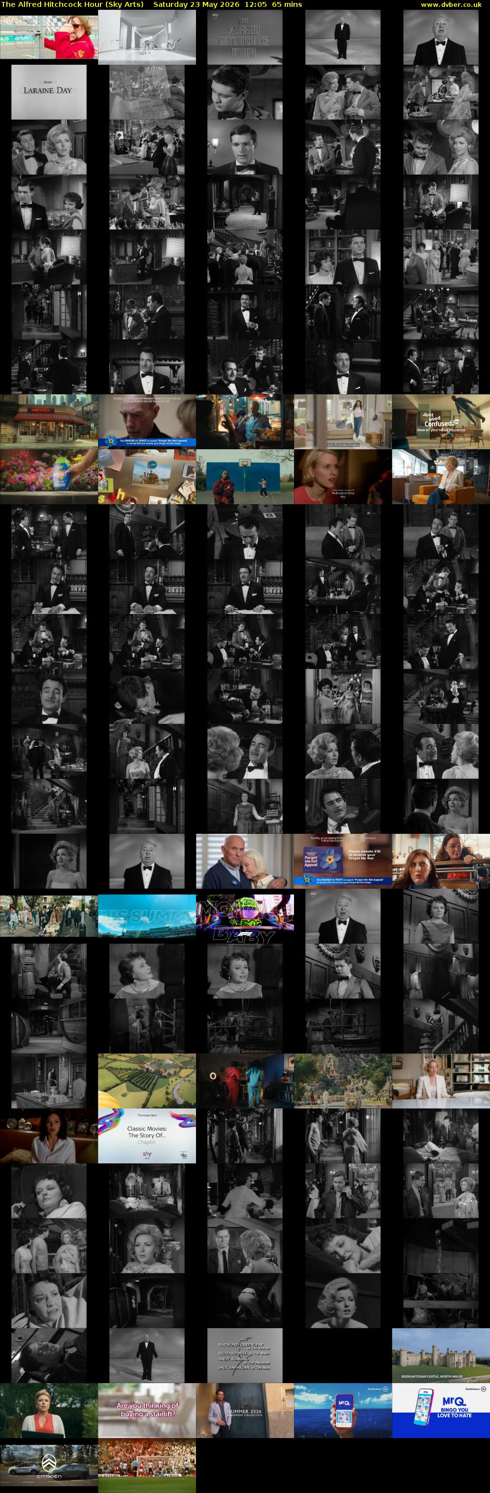 The Alfred Hitchcock Hour (Sky Arts) Saturday 23 May 2026 12:05 - 13:10