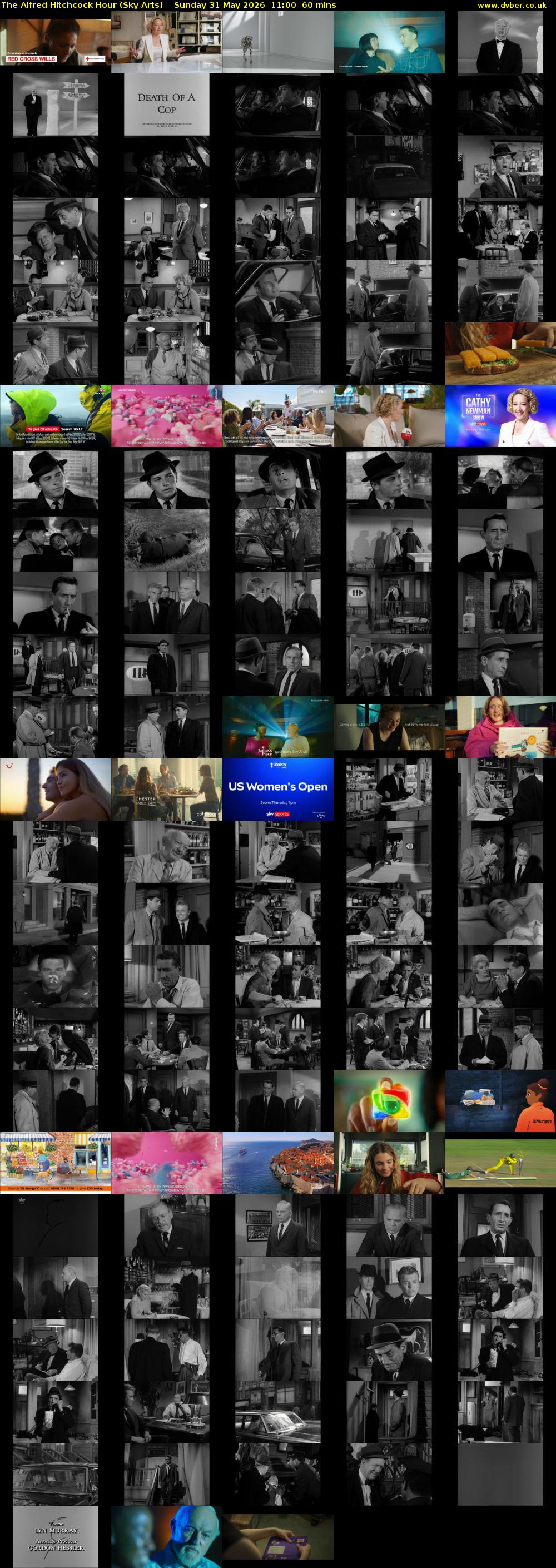 The Alfred Hitchcock Hour (Sky Arts) Sunday 31 May 2026 11:00 - 12:00