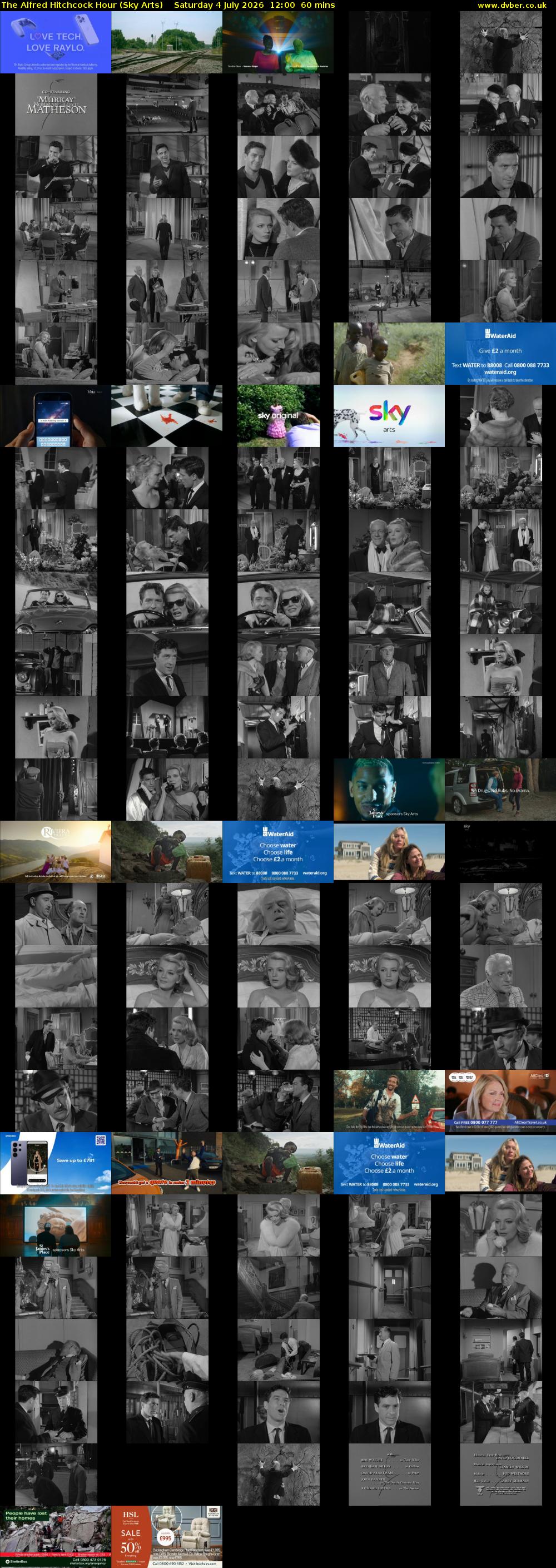 The Alfred Hitchcock Hour (Sky Arts) Saturday 4 July 2026 12:00 - 13:00