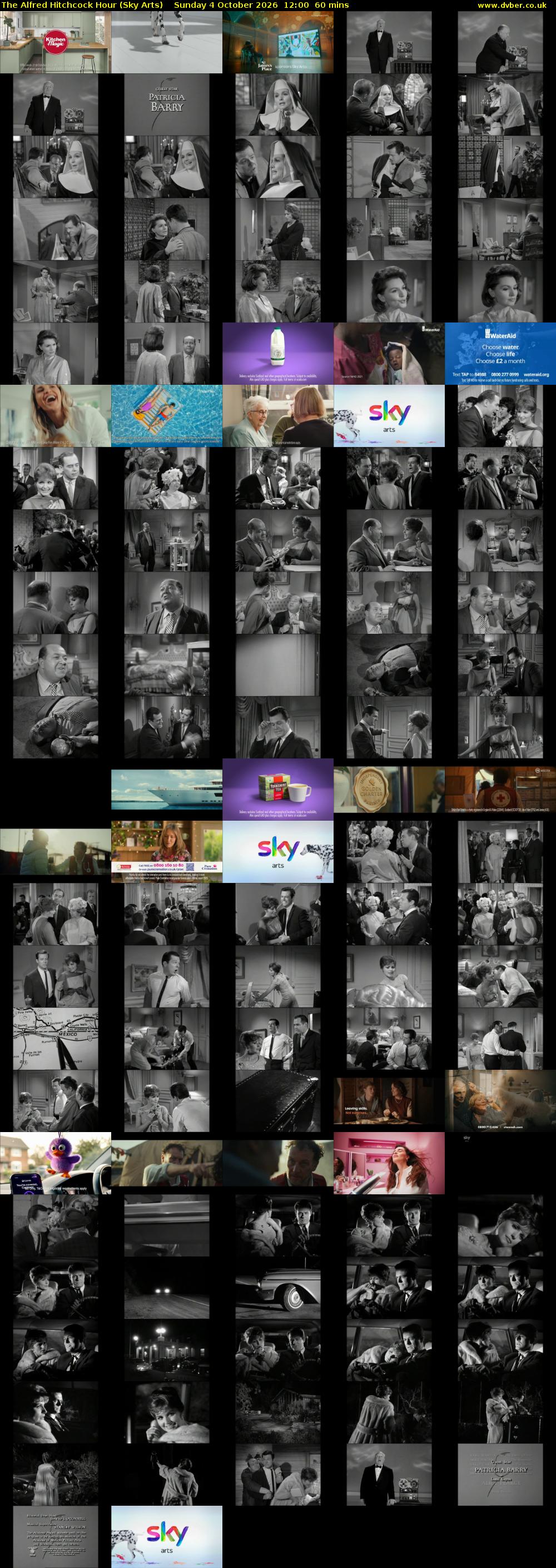 The Alfred Hitchcock Hour (Sky Arts) Sunday 4 October 2026 12:00 - 13:00