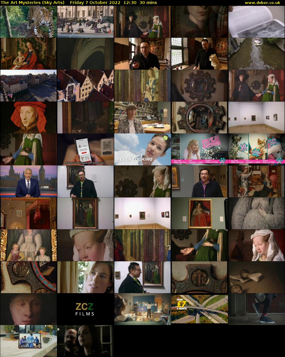 The Art Mysteries (Sky Arts) Friday 7 October 2022 12:30 - 13:00
