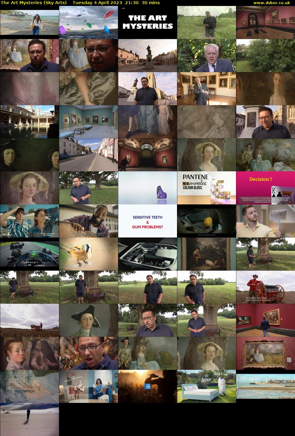 The Art Mysteries (Sky Arts) Tuesday 4 April 2023 21:30 - 22:00