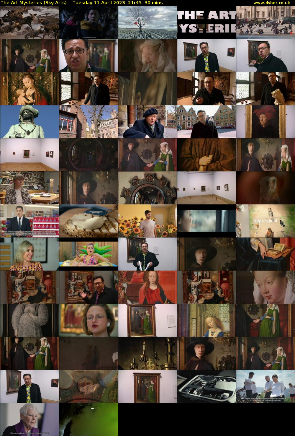 The Art Mysteries (Sky Arts) Tuesday 11 April 2023 21:45 - 22:15
