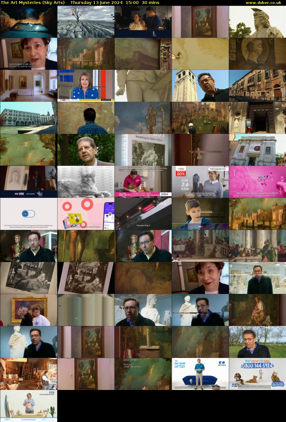 The Art Mysteries (Sky Arts) Thursday 13 June 2024 15:00 - 15:30