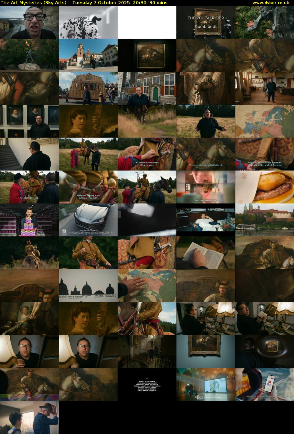 The Art Mysteries (Sky Arts) Tuesday 7 October 2025 20:30 - 21:00