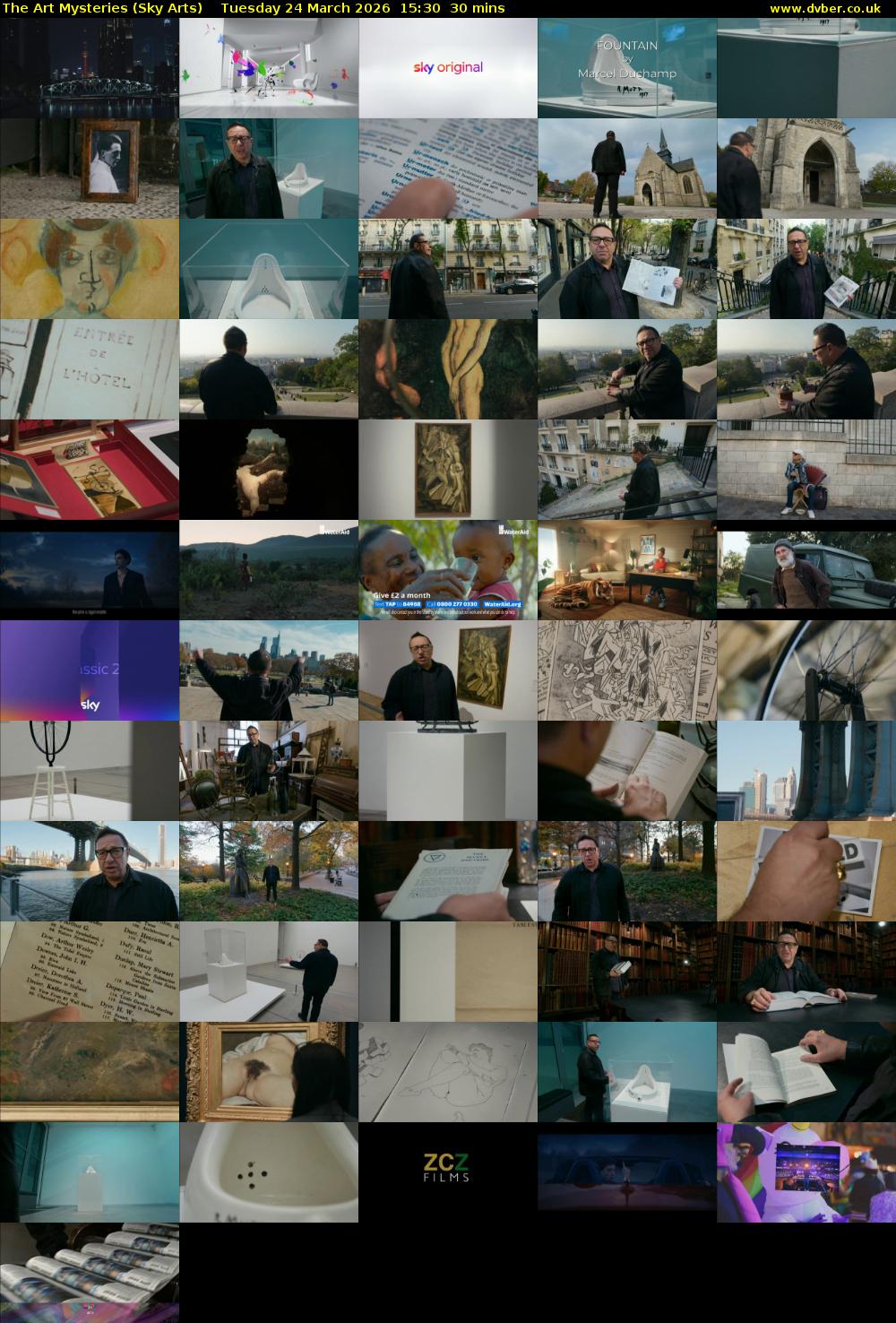 The Art Mysteries (Sky Arts) Tuesday 24 March 2026 15:30 - 16:00