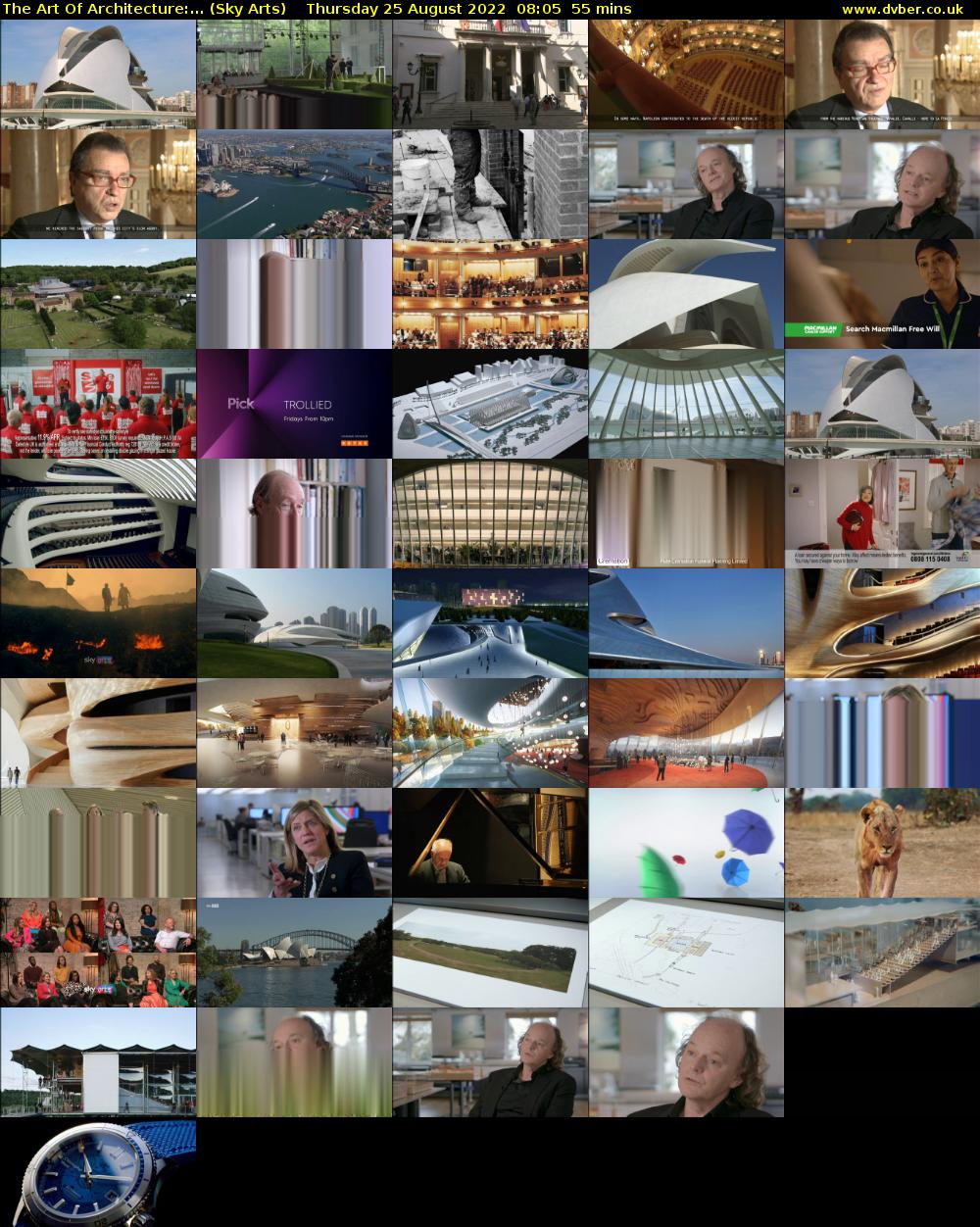 The Art Of Architecture:... (Sky Arts) Thursday 25 August 2022 08:05 - 09:00