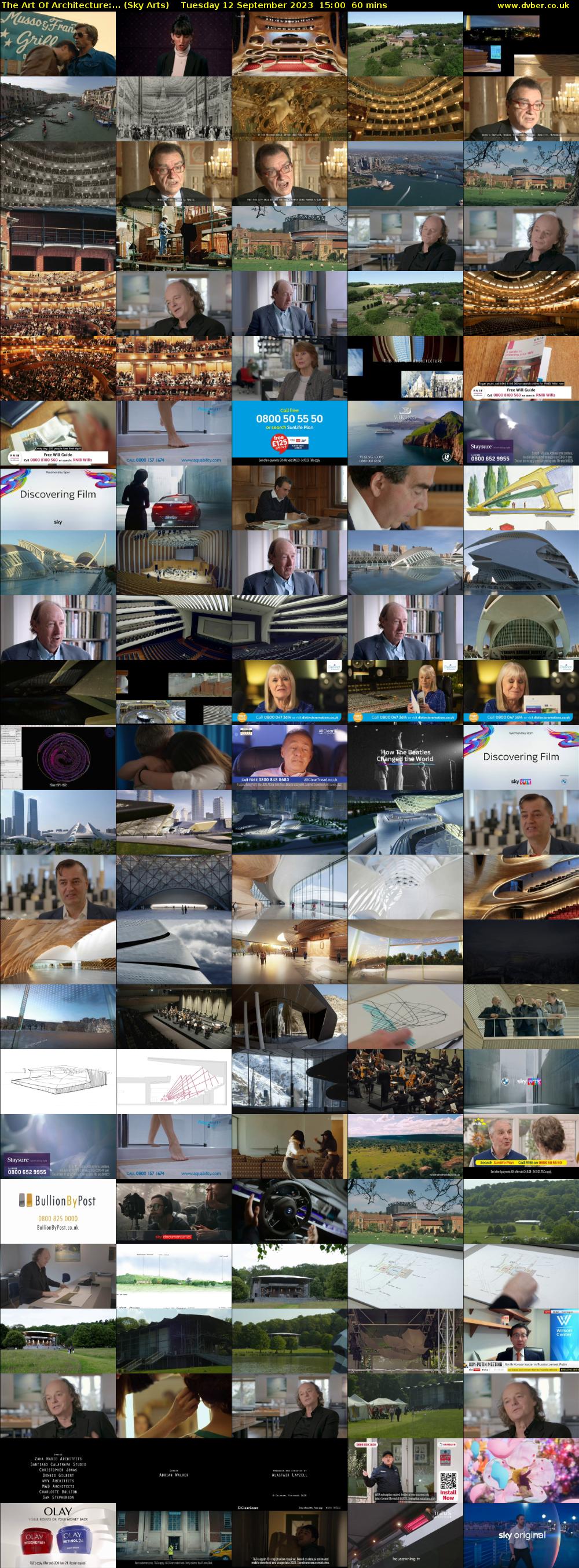 The Art Of Architecture:... (Sky Arts) Tuesday 12 September 2023 15:00 - 16:00