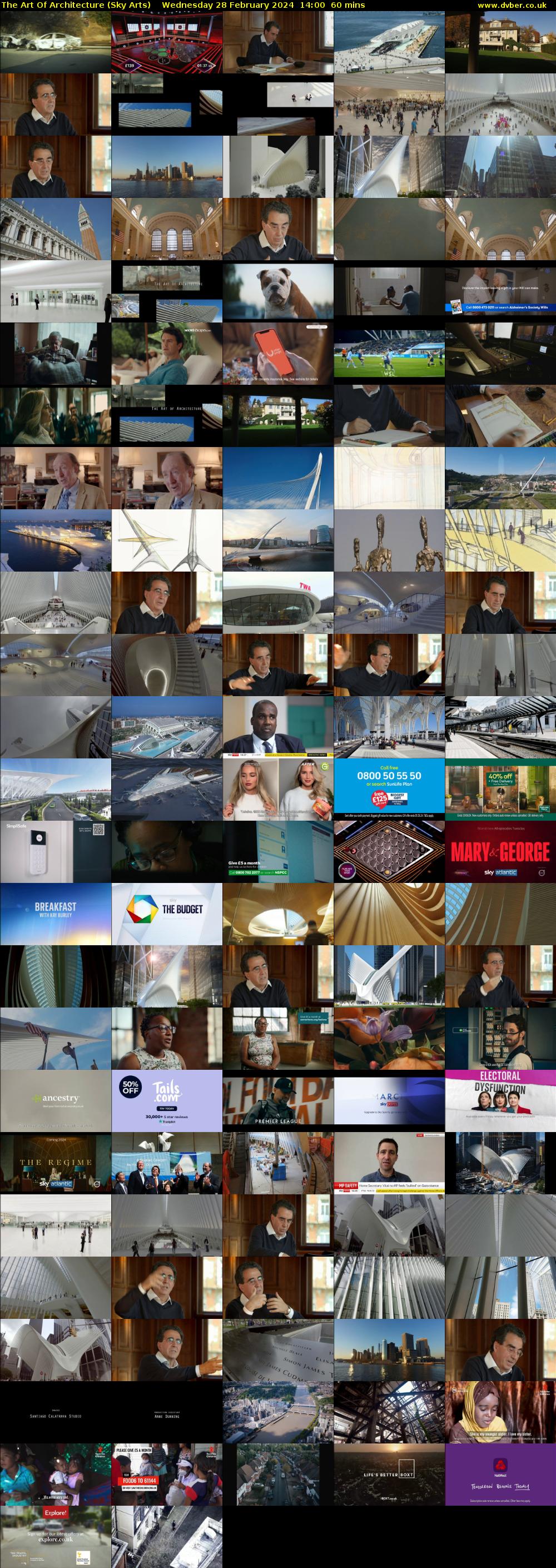 The Art Of Architecture (Sky Arts) Wednesday 28 February 2024 14:00 - 15:00