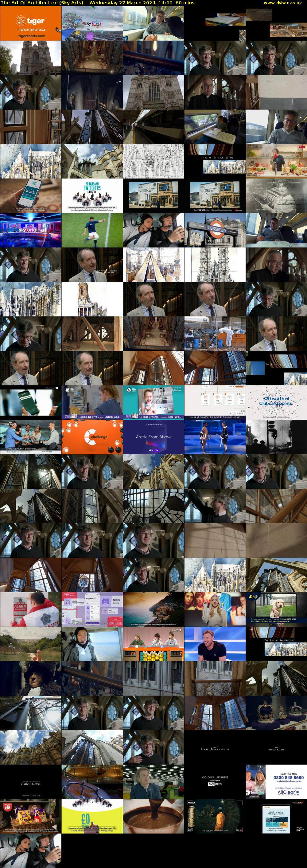 The Art Of Architecture (Sky Arts) Wednesday 27 March 2024 14:00 - 15:00