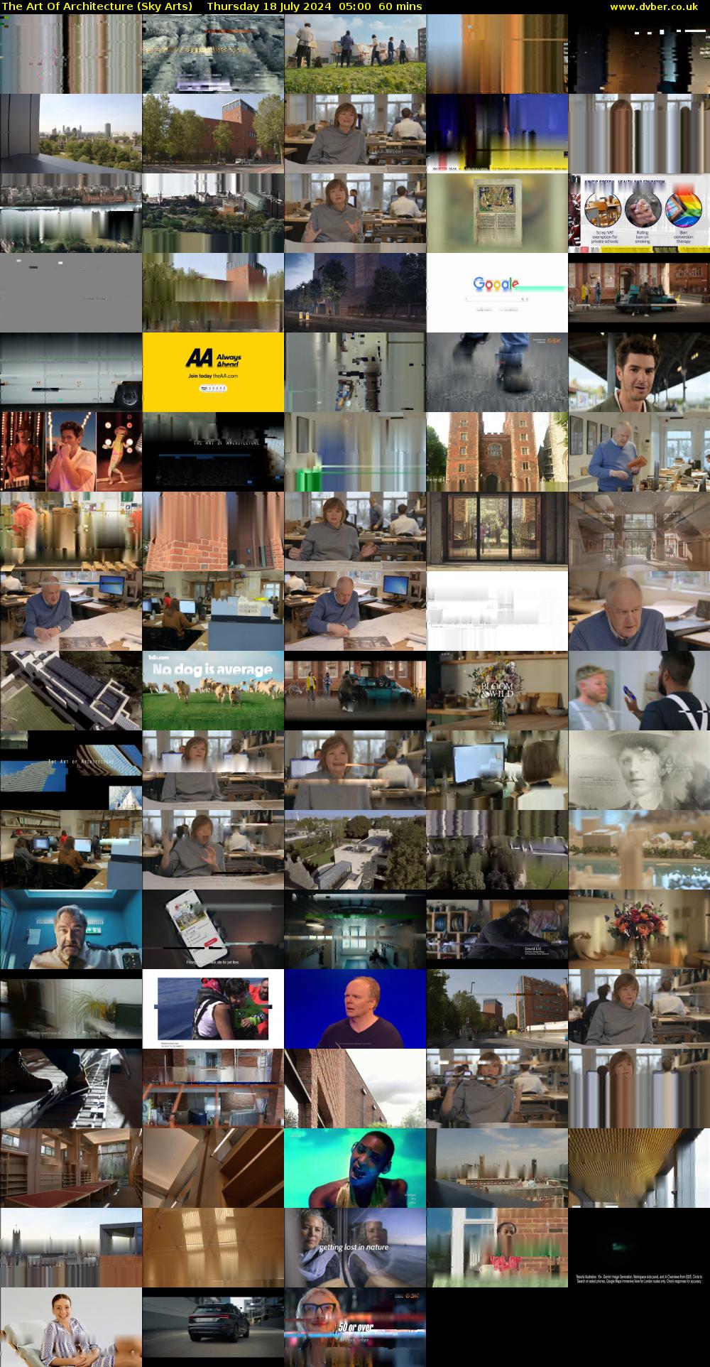 The Art Of Architecture (Sky Arts) Thursday 18 July 2024 05:00 - 06:00
