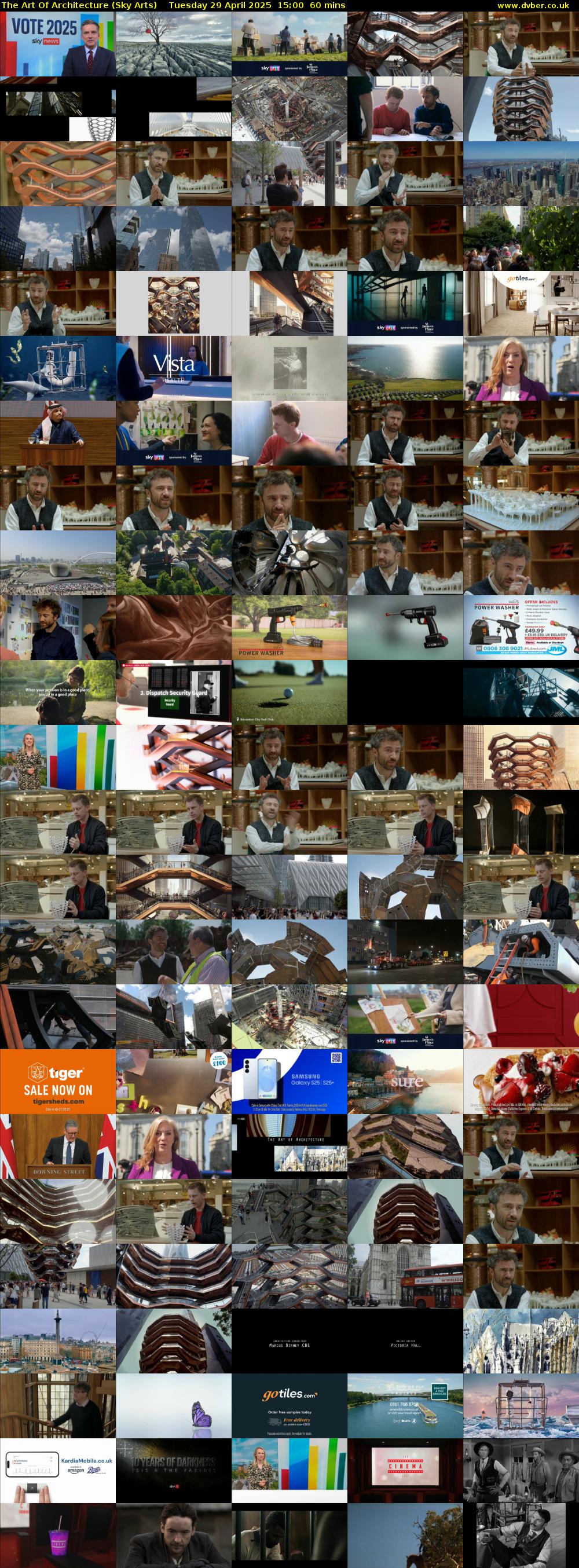 The Art Of Architecture (Sky Arts) Tuesday 29 April 2025 15:00 - 16:00