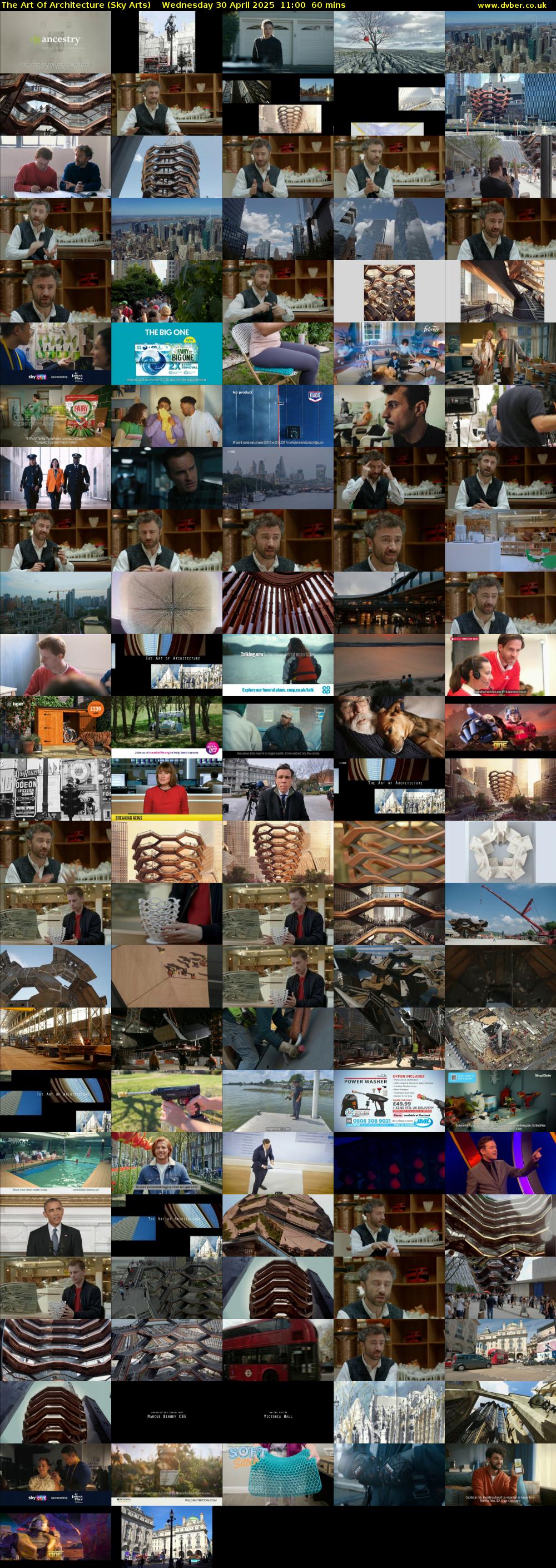 The Art Of Architecture (Sky Arts) Wednesday 30 April 2025 11:00 - 12:00