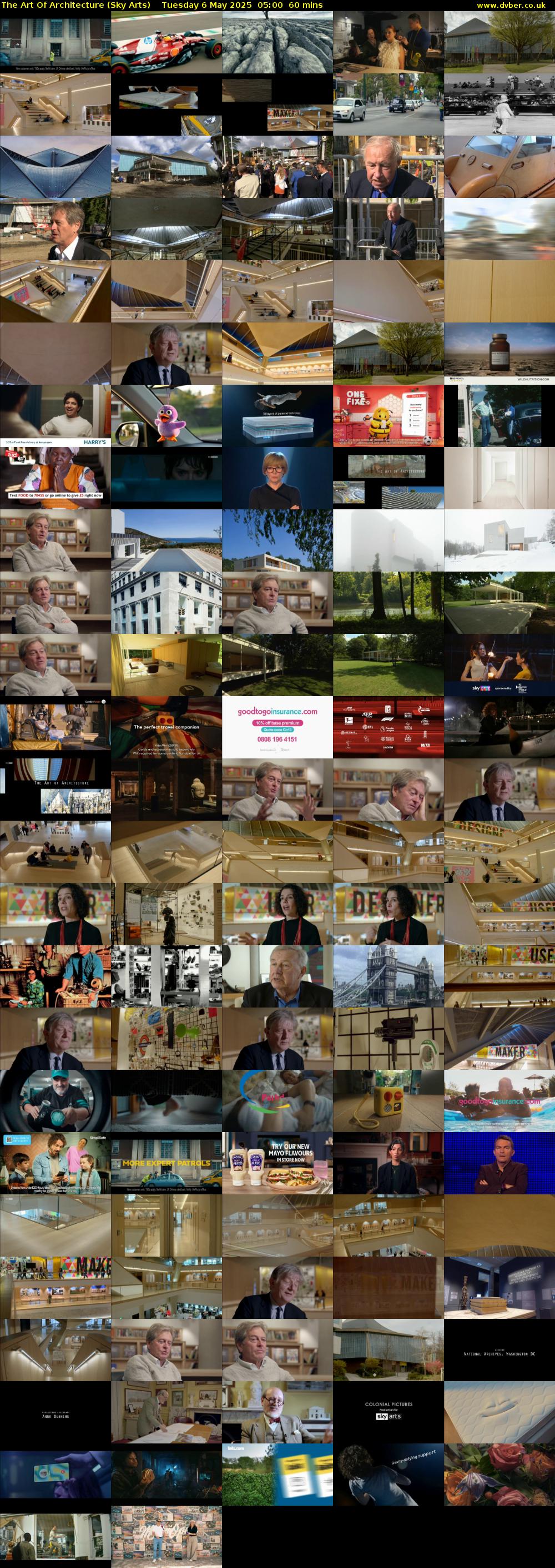 The Art Of Architecture (Sky Arts) Tuesday 6 May 2025 05:00 - 06:00