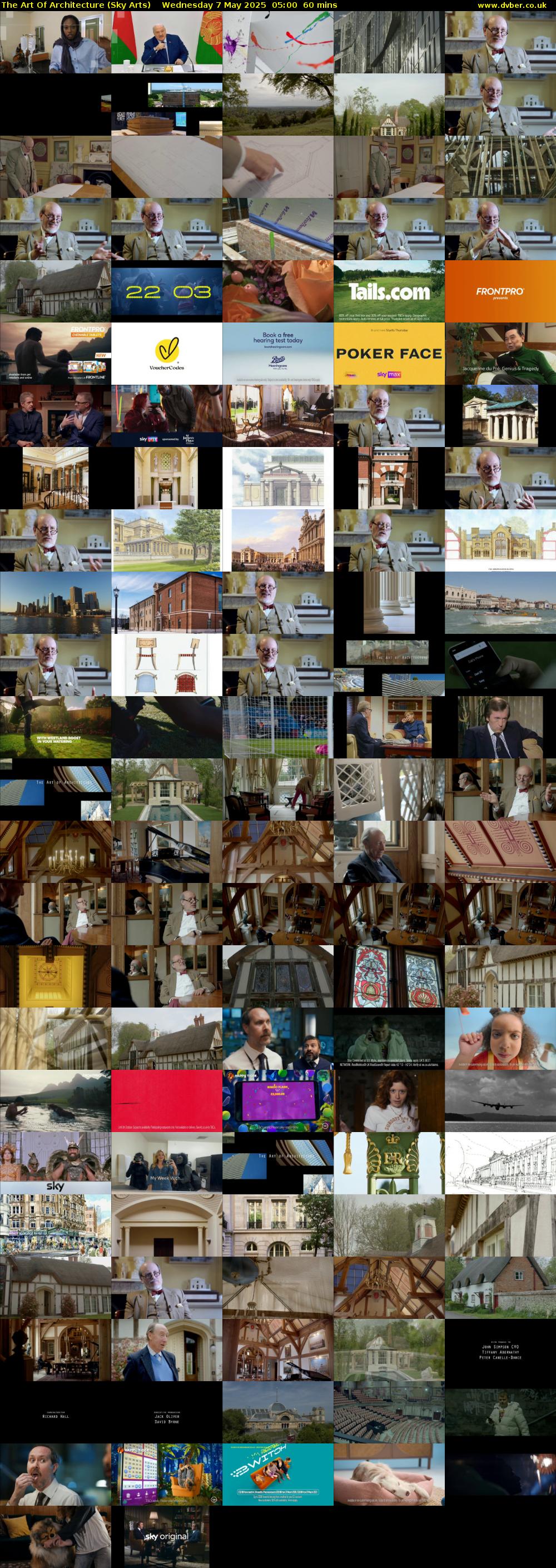 The Art Of Architecture (Sky Arts) Wednesday 7 May 2025 05:00 - 06:00