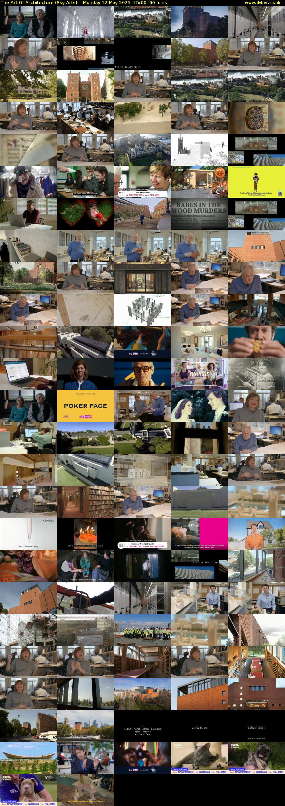 The Art Of Architecture (Sky Arts) Monday 12 May 2025 15:00 - 16:00