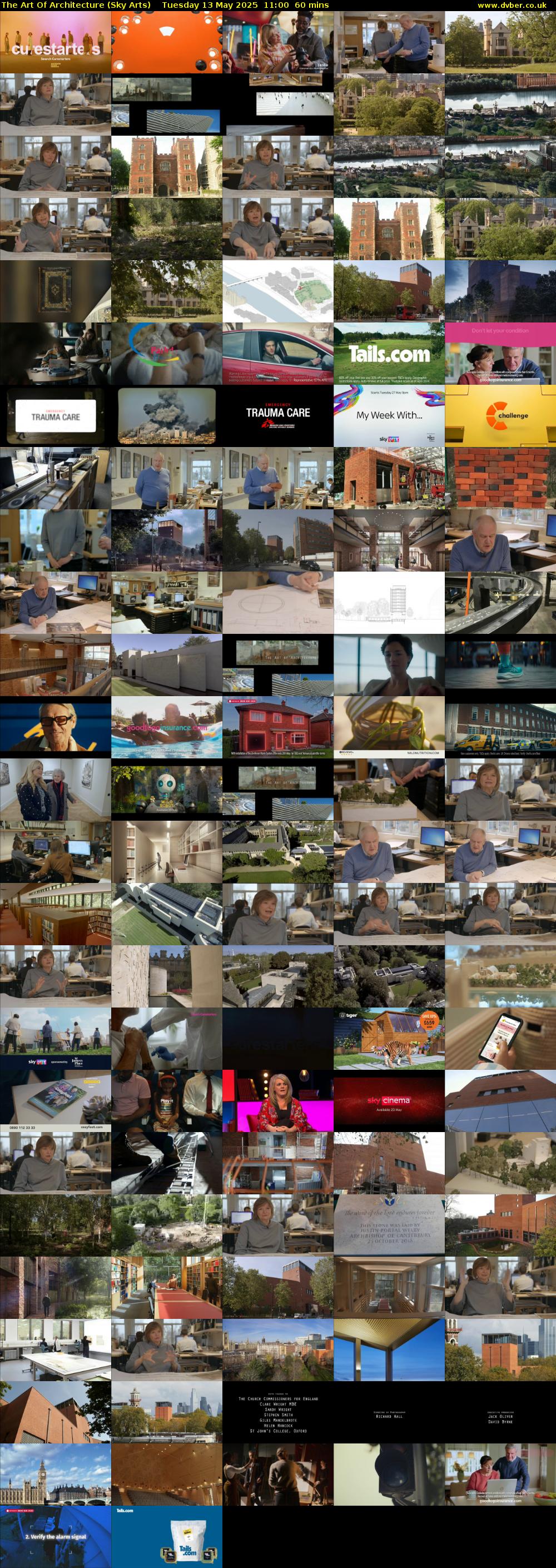 The Art Of Architecture (Sky Arts) Tuesday 13 May 2025 11:00 - 12:00