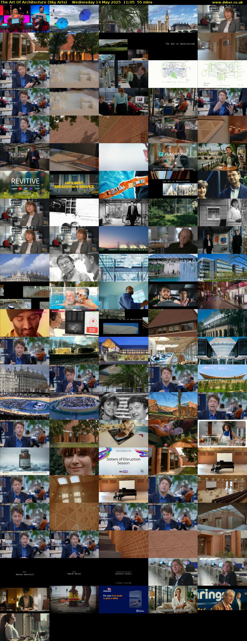 The Art Of Architecture (Sky Arts) Wednesday 14 May 2025 11:05 - 12:00