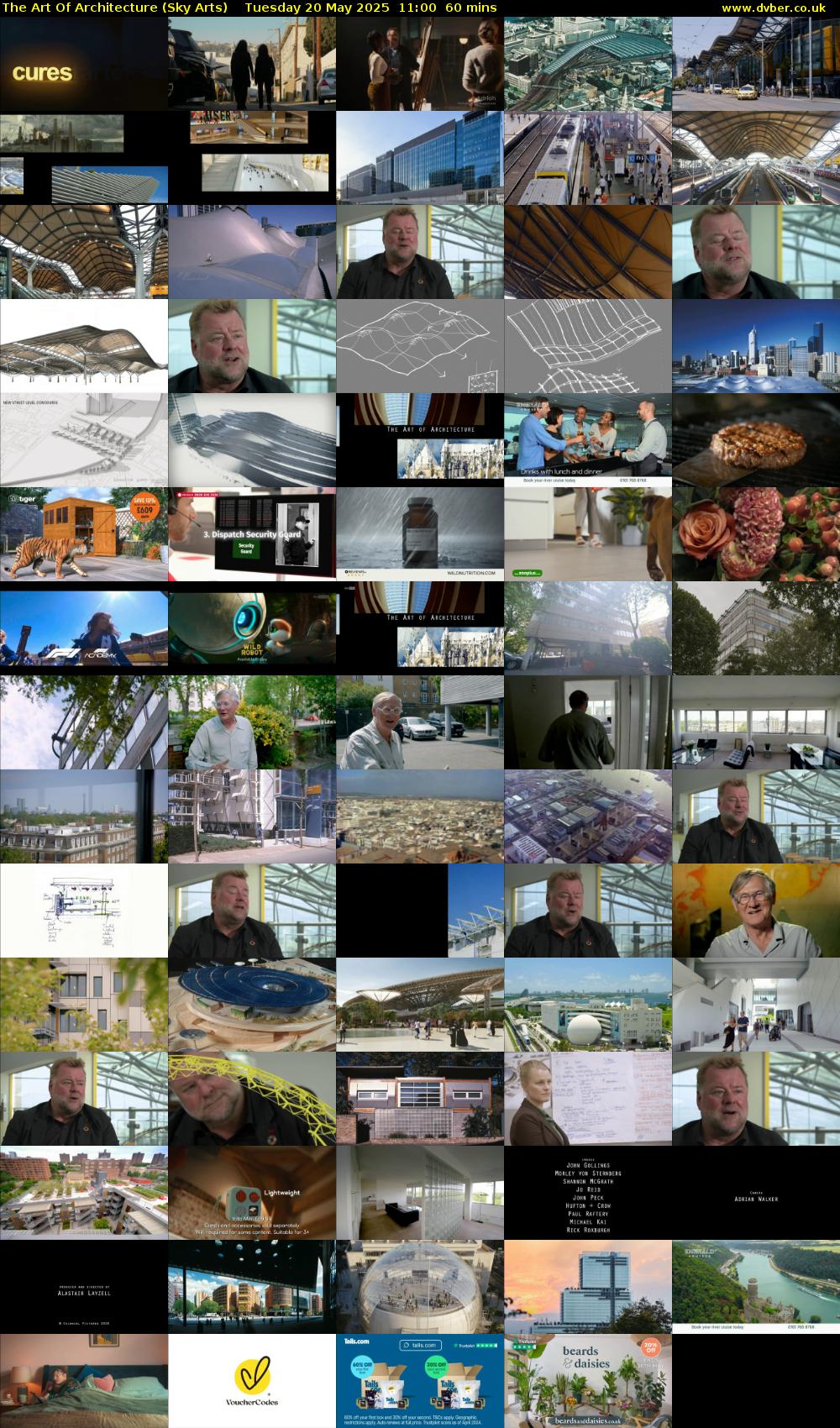 The Art Of Architecture (Sky Arts) Tuesday 20 May 2025 11:00 - 12:00