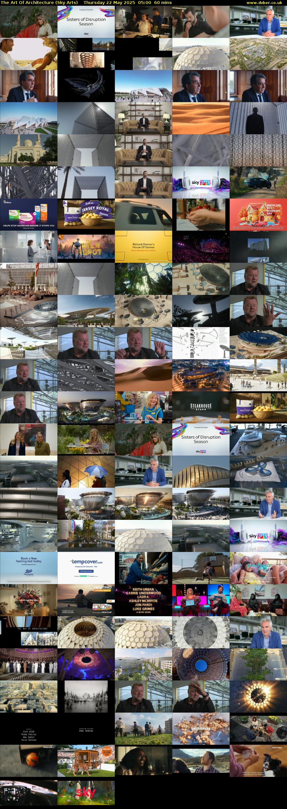The Art Of Architecture (Sky Arts) Thursday 22 May 2025 05:00 - 06:00