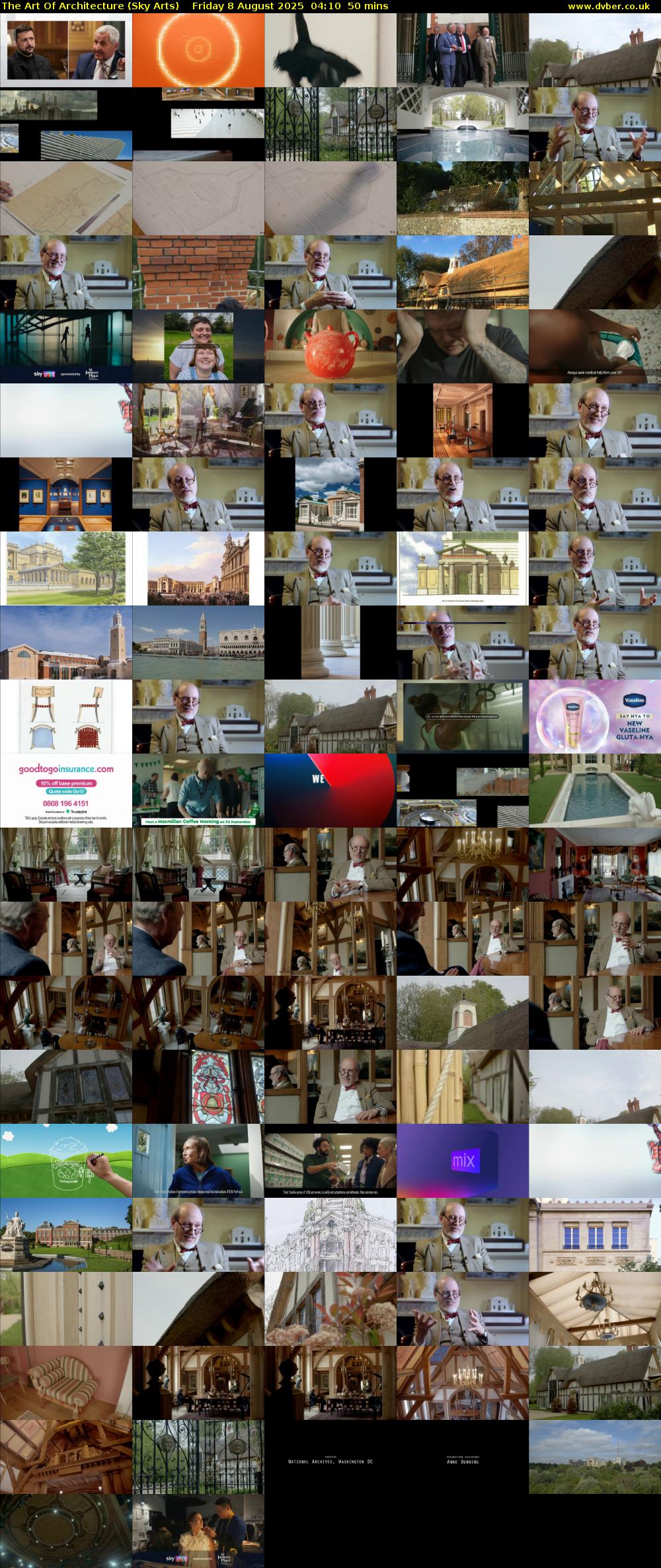 The Art Of Architecture (Sky Arts) Friday 8 August 2025 04:10 - 05:00