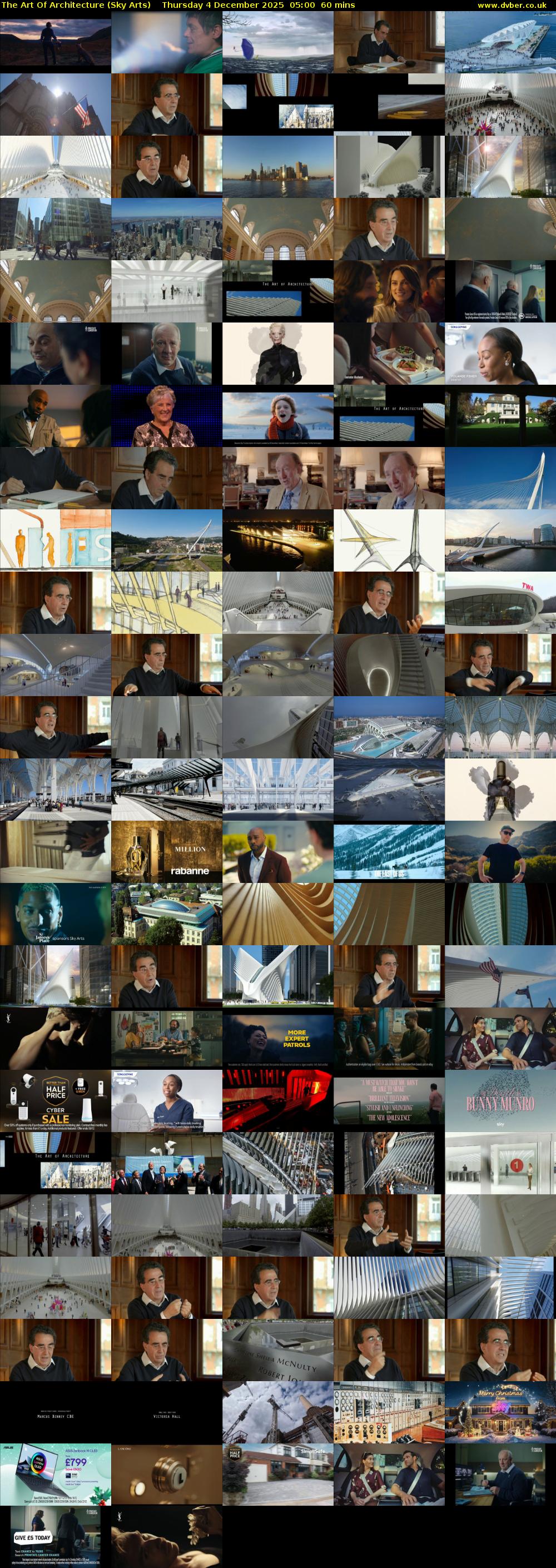 The Art Of Architecture (Sky Arts) Thursday 4 December 2025 05:00 - 06:00