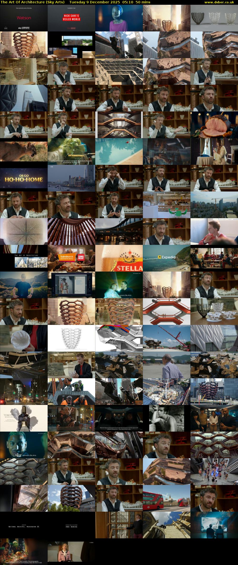 The Art Of Architecture (Sky Arts) Tuesday 9 December 2025 05:10 - 06:00