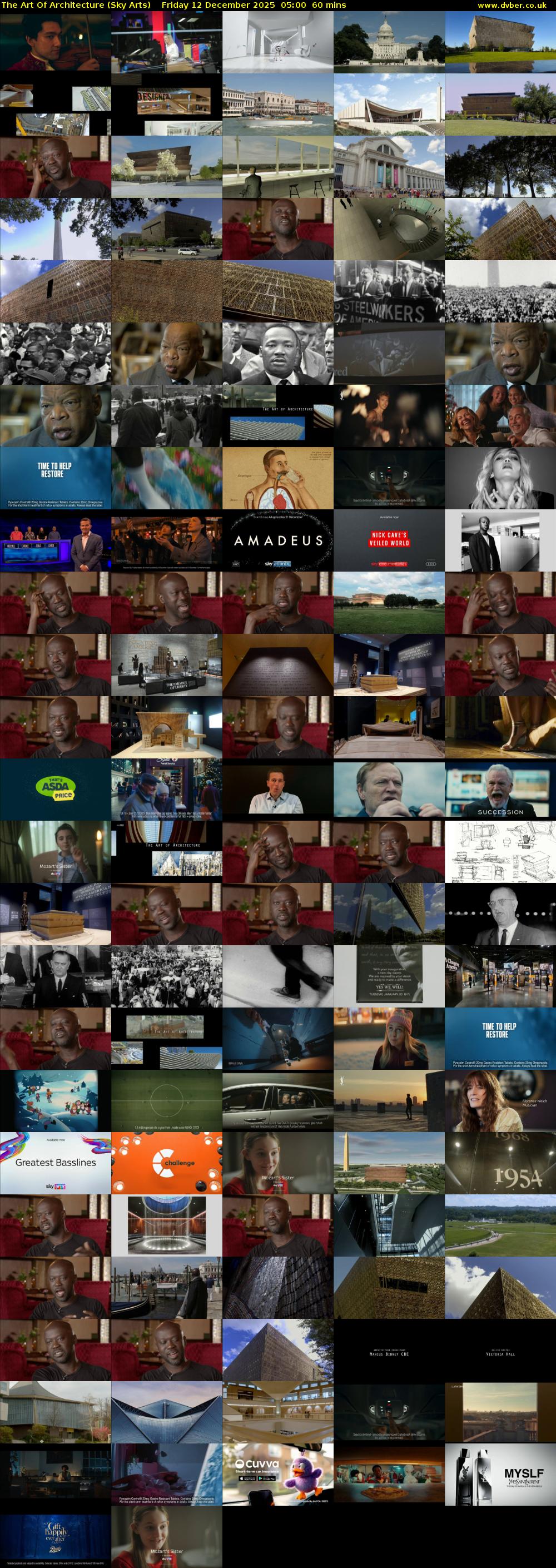 The Art Of Architecture (Sky Arts) Friday 12 December 2025 05:00 - 06:00