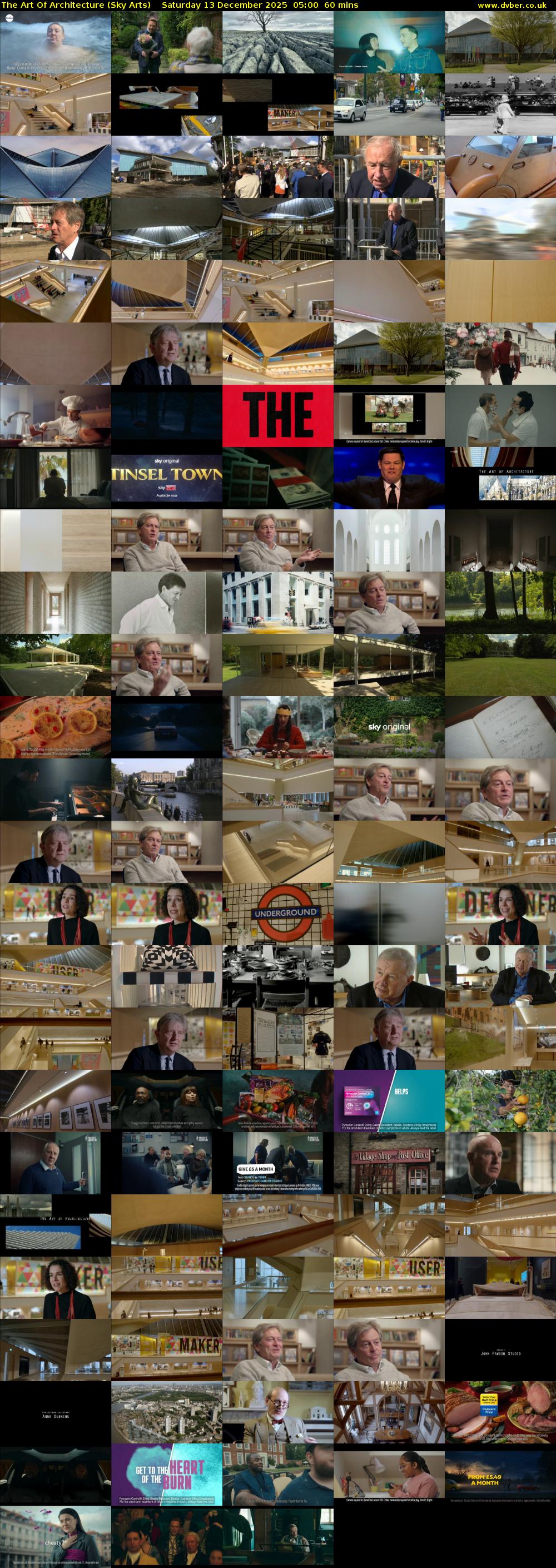 The Art Of Architecture (Sky Arts) Saturday 13 December 2025 05:00 - 06:00