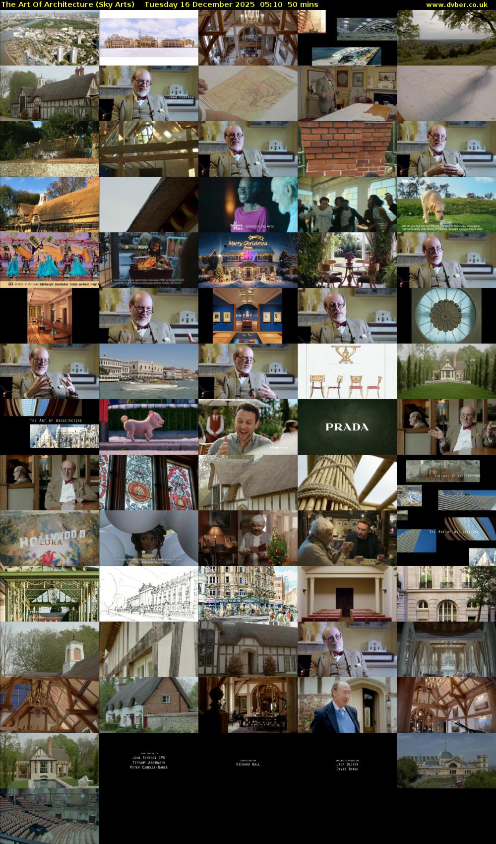 The Art Of Architecture (Sky Arts) Tuesday 16 December 2025 05:10 - 06:00