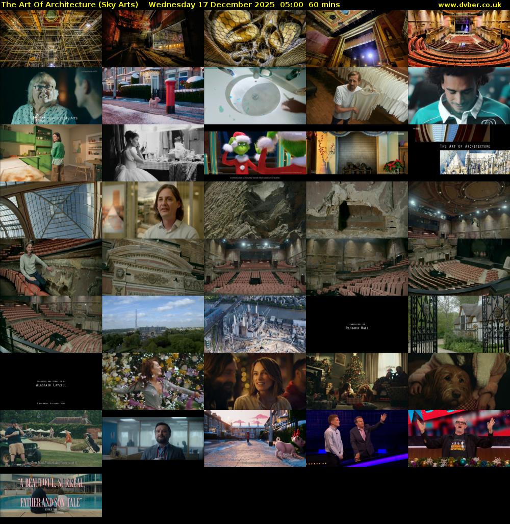The Art Of Architecture (Sky Arts) Wednesday 17 December 2025 05:00 - 06:00