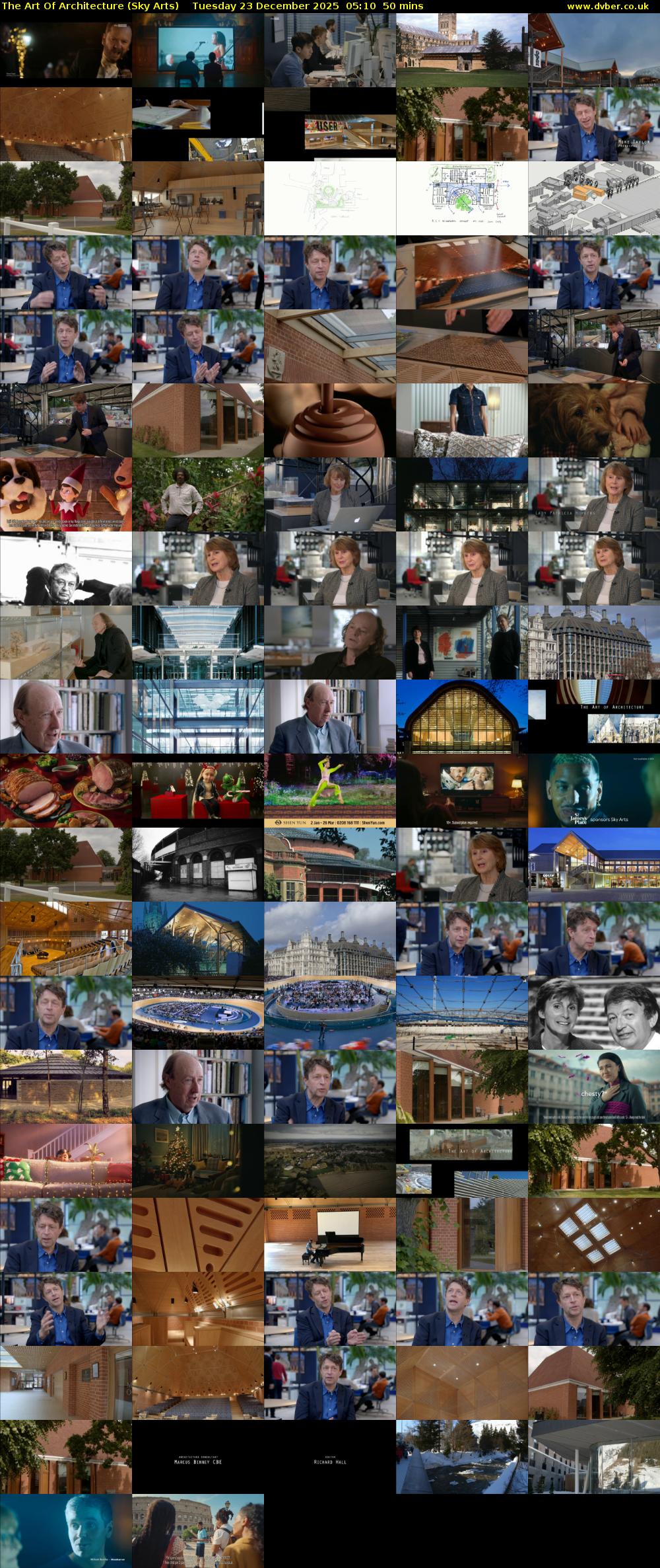 The Art Of Architecture (Sky Arts) Tuesday 23 December 2025 05:10 - 06:00