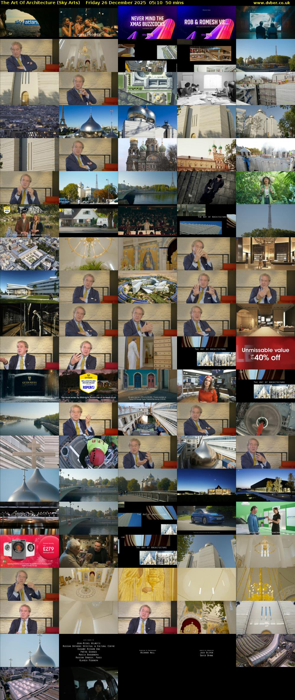 The Art Of Architecture (Sky Arts) Friday 26 December 2025 05:10 - 06:00