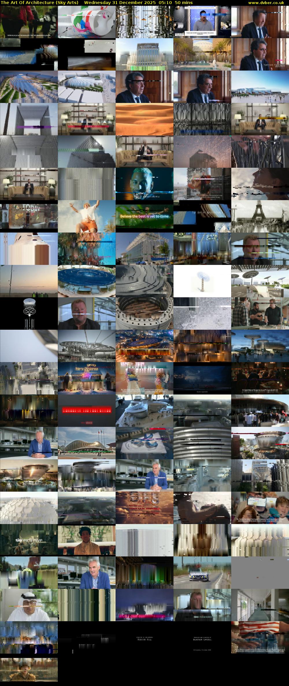 The Art Of Architecture (Sky Arts) Wednesday 31 December 2025 05:10 - 06:00