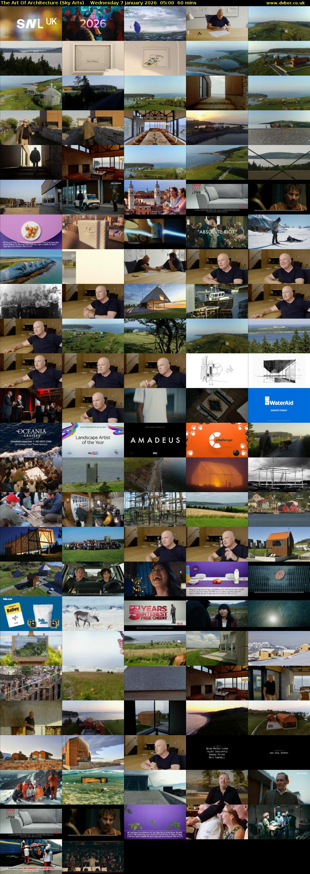 The Art Of Architecture (Sky Arts) Wednesday 7 January 2026 05:00 - 06:00