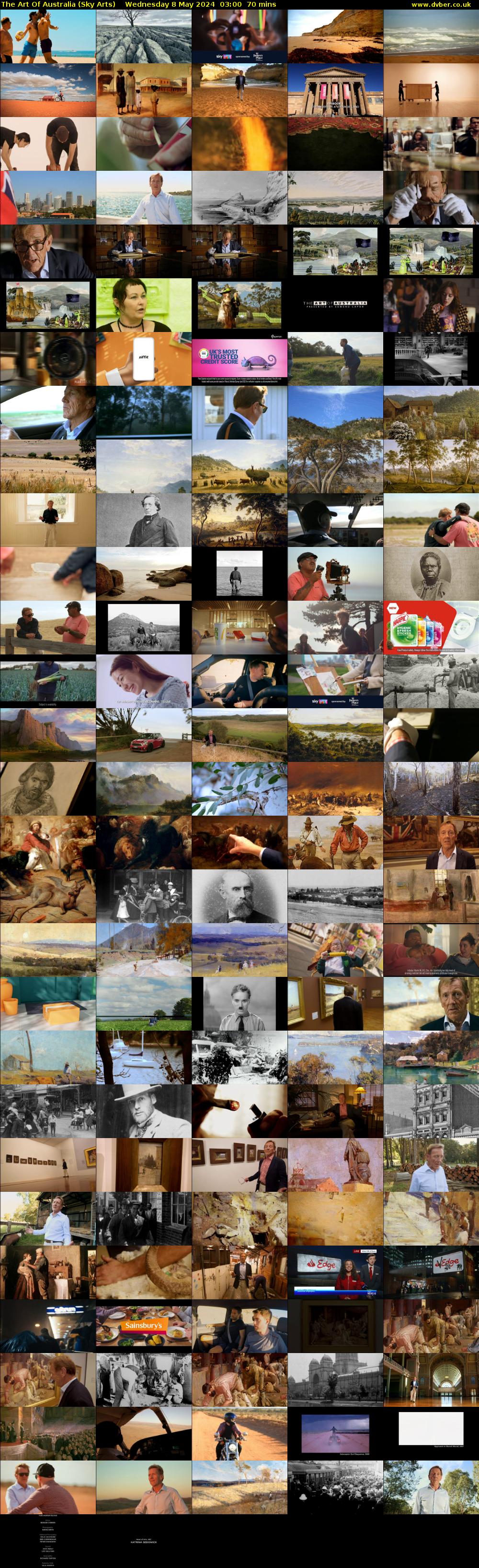 The Art Of Australia (Sky Arts) Wednesday 8 May 2024 03:00 - 04:10