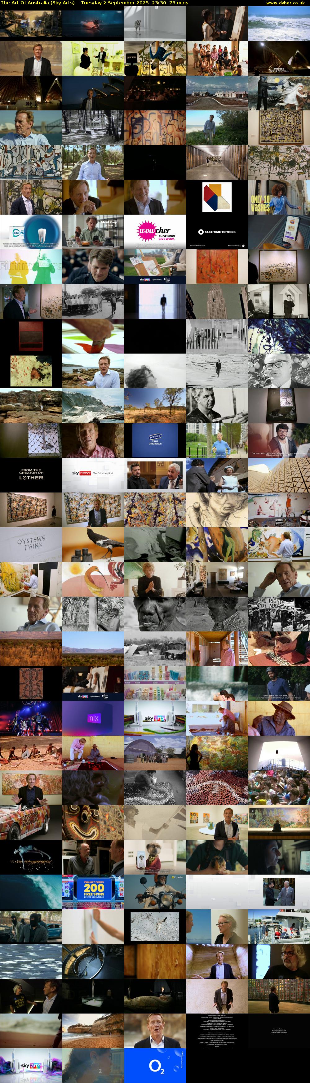 The Art Of Australia (Sky Arts) Tuesday 2 September 2025 23:30 - 00:45