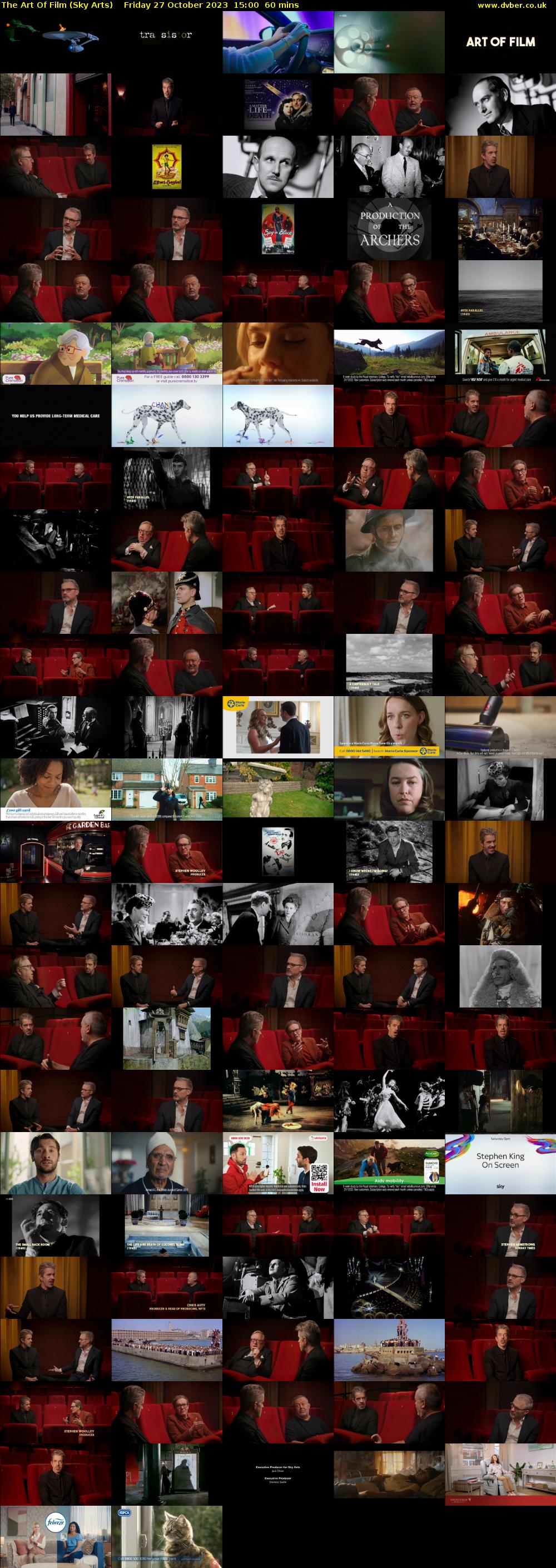 The Art Of Film (Sky Arts) Friday 27 October 2023 15:00 - 16:00