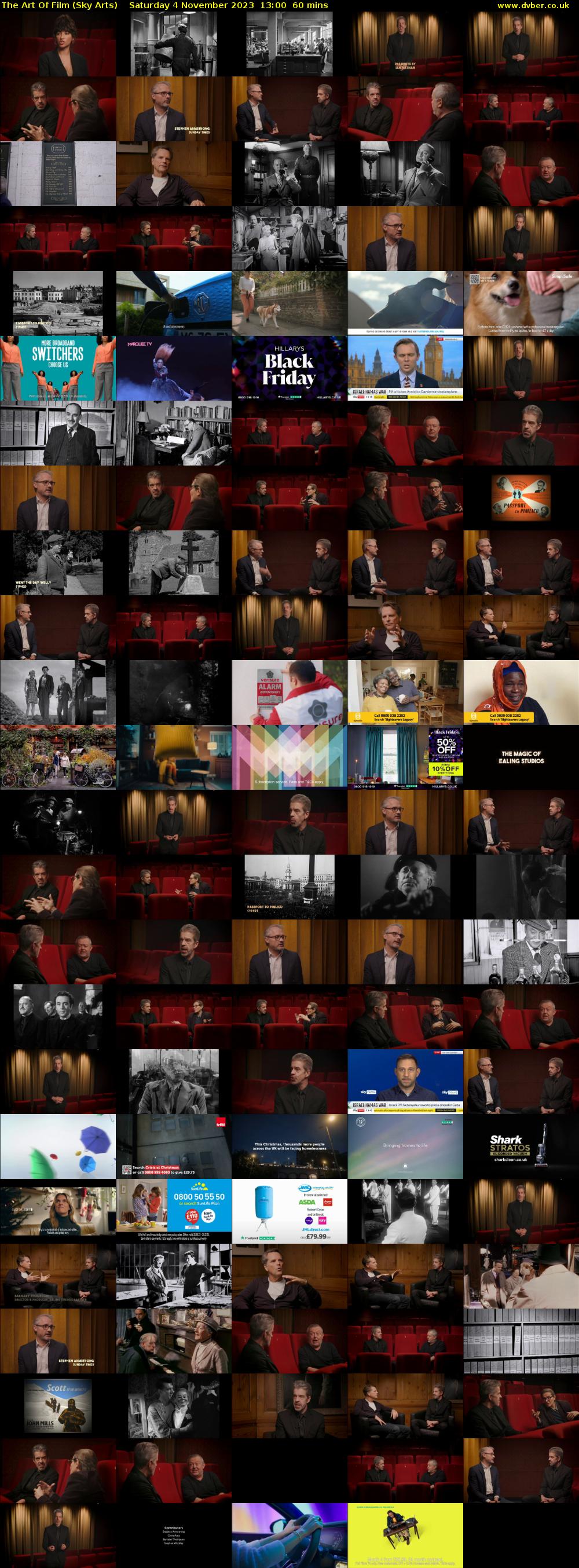The Art Of Film (Sky Arts) Saturday 4 November 2023 13:00 - 14:00