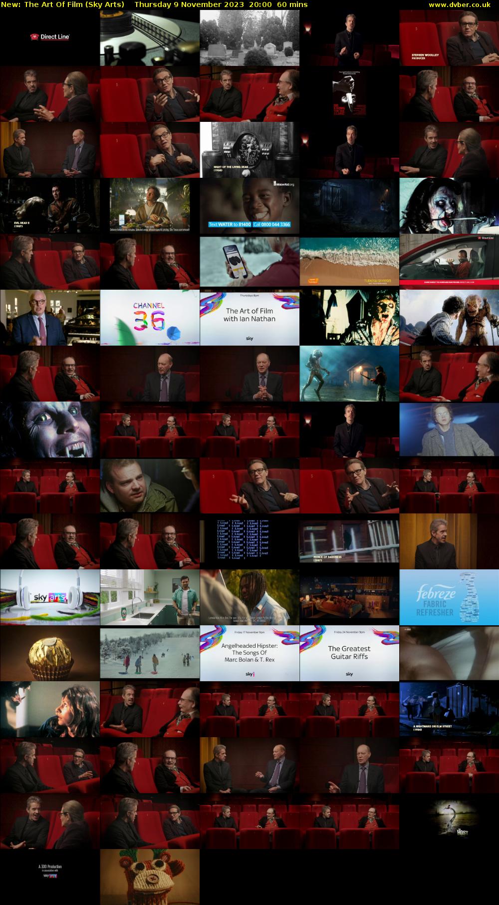 The Art Of Film (Sky Arts) Thursday 9 November 2023 20:00 - 21:00