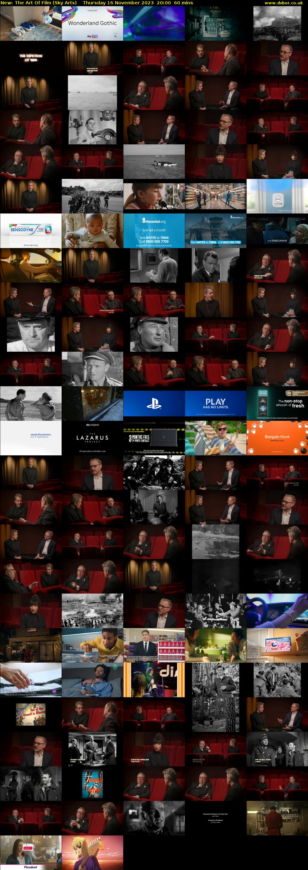 The Art Of Film (Sky Arts) Thursday 16 November 2023 20:00 - 21:00